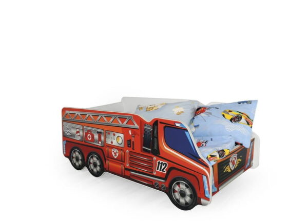 FIRE TRUCK łóżko / wielobarwny